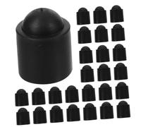 PENIKOKO 25pcs Rubber Pool Cue End Protectors Covers Snooker Billiard Cue Tip Guards for Full Directional Protection and Damage Prevention During Play and Transport