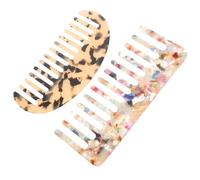 PENIKOKO 2pcs Anti-static Curly Hair Combs Detangling Hairdressing Combs for Home and Salon Use Lightweight Portable Household for Smooth Styling and Knot Prevention