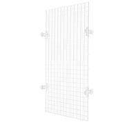 PENIKOKO 2pcs Aquarium Fish Tank Dividers with Suction Cups Plastic Isolation Boards for Aggressive Fish Separation and Increased Survival Rate in Aquarium Reproduction