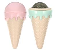 PENIKOKO 2pcs Catnip Cat Teething Bite-resistant Design Pp Material 3.14x1.57x1.57in Size Solitary Play Helps Change Bad Biting Behaviour Indoor Use for Cats