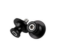 PENIKOKO 2pcs Cnc Aluminum Motorcycle Swingarm Spool Stand Screws Black Compact Racing Accessory for Paddock Lift Protective Motorcycle Sidestand Mount