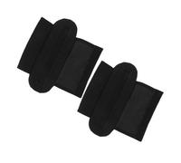 PENIKOKO 2Pcs Detachable Shoulder Strap Pads for Backpack Bag Straps Breathable Padded Shoulder Cushions Pressure Multi-function Cushioning for Hiking School Travel Black