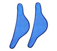 PENIKOKO 2pcs Dog Cooling Neck Wraps Bandanas, Breathable Adjustable Neck Cooler for Medium to Large Dogs, Instant Summer Cooling Pet Scarves for Outdoor Heat Relief, Ocean Blue Grass