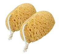 PENIKOKO 2pcs Exfoliating Bath Sponge Double-Sided Body Scrubber for Shower Soft and Rich Foaming for Gentle Cleaning and Dirt Removal for Home Use and Spa Sessions