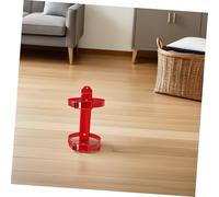 PENIKOKO 2pcs Fire Extinguisher Wall Hanger Brackets Support for Dry Chemical and Water Extinguishers Space-saving Red Mounts for Cabinets Stable Emergency Holder