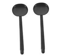 PENIKOKO 2Pcs Handheld Eye Occluder Visual Testing Tool Ergonomic Design for Optometry Test Durable Light Blocking Shading Plate for Schools and Hospitals