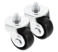 PENIKOKO 2pcs Heavy Duty Hydraulic Floor Jack Wheels Front Swivel Casters Replacement for Dual Pump Trolley Jack with Easy Installation and Enhanced Stability