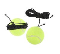 PENIKOKO 2Pcs Interactive Dog Tennis Balls for Dogs Durable Training Balls with Rope for Sports and Playtime for Indoor Outdoor Use Enhance Bonding and Skills