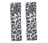 PENIKOKO 2pcs Lazy Hair Curler Bun Maker Lightweight Donut Styling Tools for Women for Daily Wear Yoga and Parties Chic Leopard Print Design