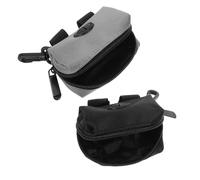 PENIKOKO 2pcs Leakproof Dog Poop Bag Holder with Clip for Leash Attachment Portable Pet Waste Dispenser with Easy Access Ample Storage Hands Design for Puppy Walking and Multi Pet Outings