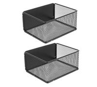 PENIKOKO 2pcs Magnetic Refrigerator Side Storage Baskets Space Saving Kitchen Organizer for Spices Onion Garlic Ginger with Strong Magnetic Hold and Mesh Design