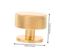 PENIKOKO 2pcs Modern Round Single Cabinet Knobs Space Aluminum Handles for Kitchen Cabinets Dressers Wardrobes Easy Installation Corrosion Resistant Elegant Design for Home Furniture