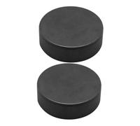 PENIKOKO 2Pcs Multi Function Ice Hockey Pucks for Training and Competition High Strength Foam Puck Lightweight with Smooth Surface for Accurate Shots Suitable for Adults