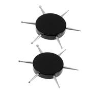 PENIKOKO 2PCS Nail Dotting Tools for Women Stainless Steel Circular Multi Functional Dotting Pen for Manicure Home Nail Art Design Embossing