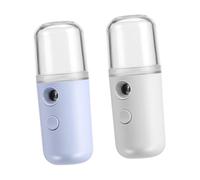 PENIKOKO 2pcs Nano Misting Sprayer for Facial Hydration USB Rechargeable Moisturizing Mist Spray Bottle for Home Salon Travel Fine Mist Humidifier for Skin Care Makeup