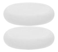 PENIKOKO 2pcs Natural Marble Massage Stones Set for Hot Cold Compress Spa Therapy Smooth Polished Surface Enhanced with Essential Oils for Men and Women Relaxation