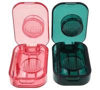 PENIKOKO 2pcs Pet Medicine Pill and Grinder Set, Portable Dual-function Pill Splitter with Precision for Accurate Tablet Crushing, Suitable for Small Animal Medication Administration