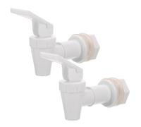 PENIKOKO 2pcs Plastic Water Spout Replacement for Glass Beverage Barrel Water Cooler Faucet Tap Easy Flow Control for Home Office Hotel Use