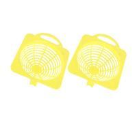 PENIKOKO 2Pcs Practical Parrot Breeding Nests Durable Plastic Bird Nests for Small to Medium Birds Easy Installation Suitable for Cage Use Random Color