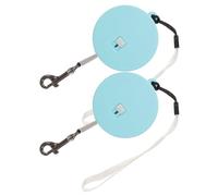 PENIKOKO 2pcs Retractable Dog Leashes for Small Pets and Puppies, Portable Hands Free Design with Sturdy Plastic and Nylon Material, for Outdoor Adventure and Park Strolls