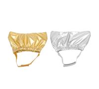 PENIKOKO 2pcs Reusable Pet Shower Caps Adjustable Strap Ear Covers for Dogs and Cats Prevents Water from Entering Ears for Bathing and Grooming Sessions