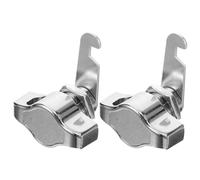 PENIKOKO 2pcs Safety Locks for Cabinets and Lockers Metal No-Key Cam Locks for Employee and Student Lockers Security Hardware for Residential and Commercial Use Counter Security Accessory