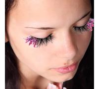 PENIKOKO 2pcs Sequin False Eyelashes Luminous Eyelashes Decorative Lash Extensions for Cosplay Performance