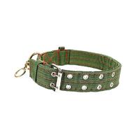 PENIKOKO 2Pcs Sheep Dog Collars Thickened Nylon Canvas Traction Feeding for Cattle Goats Animal Husbandry