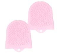 PENIKOKO 2pcs Silicone Facial Cleansing Brush and Exfoliating Scrubber for Deep Pore Cleaning and Blackhead Removal, Gentle Face Wash Tool Suitable for Sensitive Skin and Daily Skincare