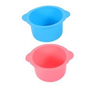 PENIKOKO 2pcs Silicone Wax Warmer Liner Bowls Non Stick Wax Pot Replacement Foldable Easy Clean