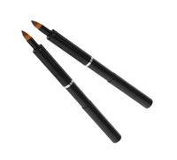 PENIKOKO 2Pcs Small Concealer Brush Lip Gloss Applicator Compact Retractable Comfortable to Hold Easy to Use for Makeup Enthusiasts and Makeup Artists Outdoor Travel