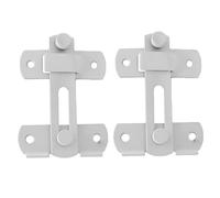PENIKOKO 2pcs Stainless Steel Door Buckle Locks Thickened Sliding Bolt Safety Latch for Pet and Protection Theft Door Locks for Barn Garage Bedroom Outdoor Use