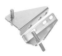 PENIKOKO 2pcs Stainless Steel Refrigerator Hinge Freezer Door Hinge with Spacing for Household and Commercial Freezers Easy Installation Rust-resistant Replacement Parts
