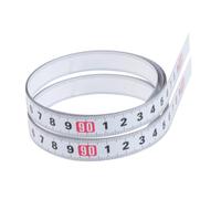 PENIKOKO 2Pcs Steel Self Adhesive Miter Track Tape Measure with Clear Metric Scale Woodworking Ruler for Workbenches Tables Miter Saws and Tracks Wear Resistant Colorful Sticker