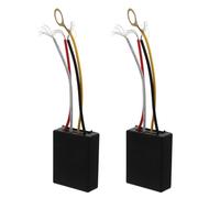 PENIKOKO 2pcs Touch Lamp Control Switch Dimmer Module 3A Snap Push Button Switch Plastic Electrical Lamp Dimmer Repair Kit for Dimmable LED