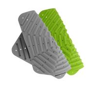 PENIKOKO 2pcs Washable Chicken Coop Mat Silicone Nesting Box Pads for Chicken Nesting Durable and Easy to Clean Bedding for Hens Grey
