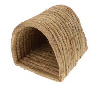 PENIKOKO 2pounds Chicken Coop Woven Nest for Small Pets Medium Sleeping House for Chinchillas Hamsters and Chickens Cozy Semi-enclosed Hut for Comfortable Rest and Laying
