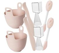 PENIKOKO 2Sets Silicone Face Mask Mixing Bowl Brush Kit DIY Facial Mask Tool for Women Easy to Use Durable Portable for Skincare Mixing and Application