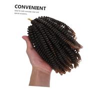 PENIKOKO 3 Sets Spring Twist Synthetic Braiding Hair Strands Dreadlock Wigs for Women Comfortable Small Twist Extensions for Stylish European and African Hairstyles