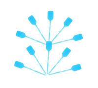 PENIKOKO 300pcs Fire Extinguisher Security Seals Plastic Safety Pins Locking Latch for Fire Equipment Maintenance and Identification Blue