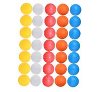PENIKOKO 30pcs Lightweight Hollow Indoor Training Golf Balls for Swing Practice Safe Practice Balls with Multi Color Design Golf Aids for Home and Backyard Use