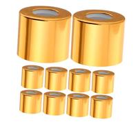 PENIKOKO 30pcs Thread Refillable Diffuser Bottle Caps for Aromatherapy DIY Projects Elegant Gold Fragrance Bottle Replacement Tops with Sealed Screw Design Easy to Use Reed Diffuser Lid for