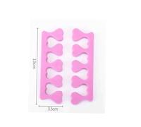 PENIKOKO 36Pcs Nail Art Sponge Separators Manicure and Pedicure Finger Toe Dividers Flexible Soft Multi-color Nail Beauty Tool for Salon and Home Use