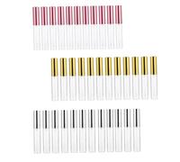 PENIKOKO 36pcs Refillable Lip Gloss Tubes with Silver Gold Containers Cosmetic Packing for DIY Lip Balm Making Travel-Friendly Empty Gloss Bottles