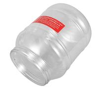 PENIKOKO 3L Snowflake Ice Machine Water Bucket Replacement Plastic Jar for Snow Ice Maker Accessory with Water Inlet Suitable for Home and Commercial Use