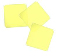 PENIKOKO 3pcs Cat Litter Box Splash Guard Enclosure with Green Embossed Covers and Black Clips, Large Privacy Shield for Indoor Pet Toilet, Anti-splash Cat Litter Pan Fence