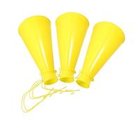 PENIKOKO 3pcs Cheer Megaphones for Sporting Events Bright Color Noise Makers for Parties for Concerts Football Games and Celebrations Fun Prop for Cheerleading and Atmosphere Boosting