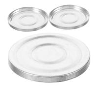PENIKOKO 3pcs DIY Eyeshadow Aluminum Pans Set 38mm Diameter, Lightweight and Sturdy Aluminum Highlighter Palette for Cosmetics and Foundation in Daily Life