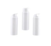 PENIKOKO 3pcs Empty Bottle Sub for Cosmetics Push Type Travel Toiletries Containers Cover Pattern Simple Plastic Lotions Storage Bottles Holders