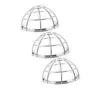 PENIKOKO 3pcs Fire Sprinkler Head Covers Durable Detector Metal Cover for Efficient Protection Functional Design for Commercial Residential Use Comprehensive Shielding for Fire Safety